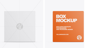 Paper Box Mockup