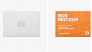 Paper Box Mockup