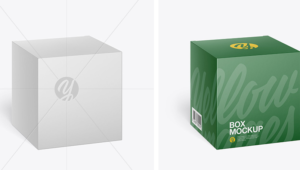 Paper Box Mockup